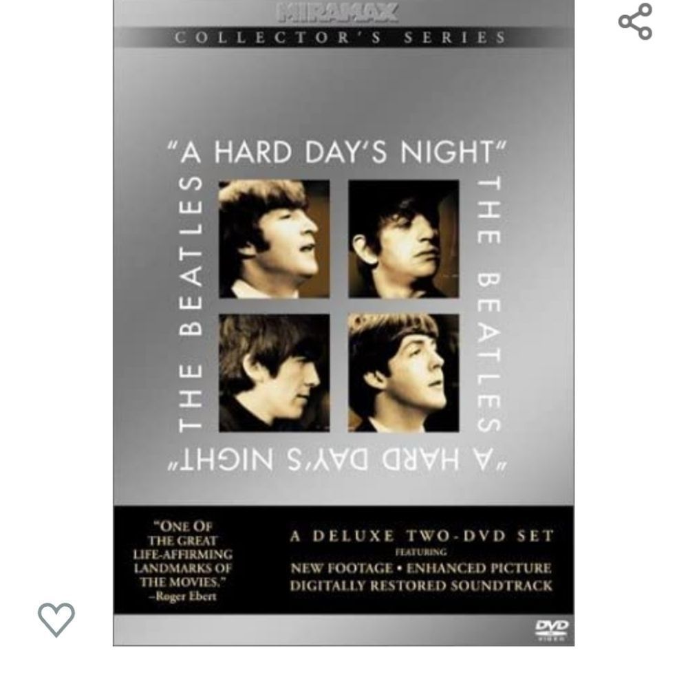The Beatles - A Hard Day's Night Miramax Collector's Series on D.V.D. 2 Disk Set
